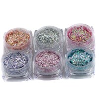 Picture of Mynena Glitter Flakes 6 Colors Kit, Aurora