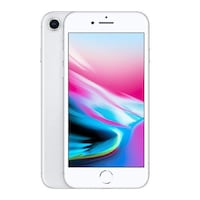 Apple iPhone 8, 4G, 128GB - Silver (Refurbished)