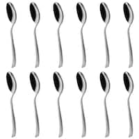 Picture of Parage Zig Zag Stainless Steel Dinner Spoon, Set of 12, Silver