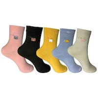 Starvis Women's Ankle Length Socks, Multicolour, Pack of 5