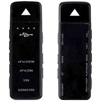 Picture of Spy USB Flash Drive Disk Digital Audio Recorder Dictaphone Pen, 8GB, Black