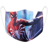 Picture of Ramanta Spiderman Printed Face Mask, 2 Layer, Multicolour