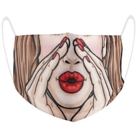Picture of Ramanta Printed Face Mask, 2 Layer, Multicolour