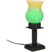Picture of Afast Decorative Glass Table Lamp, AFST741899, 10 x 22cm, Green & Yellow