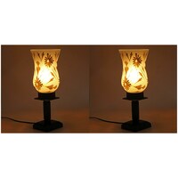 Picture of Afast Decorative Glass Table Lamp, AFST741993, 12 x 25cm, White & Gold