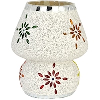 Afast Decorative Glass Table Lamp, AFST741795, 20 x 25cm, Multicolour
