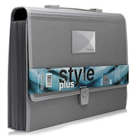 Picture of Foldermate Pocket A4 Expanding File, Silver - Pack of 26