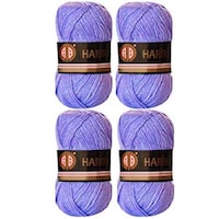 Ab Hariri Crochet & Knitting Yarn, Light Purple Lilac Colour No. 1036
