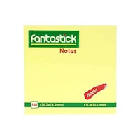 Fantastick Sticky Notes, Yellow, 12 Pcs, Fk-N305-Ywf