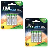 Fuji Enviromax Super Alkaline Anti Leakage Aaa Batteries - Pack of 8