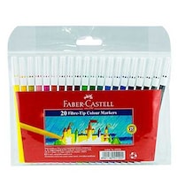 Faber-Castell Fibre Tip Coloring Pen - Pack of 20