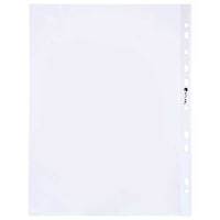 Atlas File Pockets with 11 Holes, Rbi009, Clear
