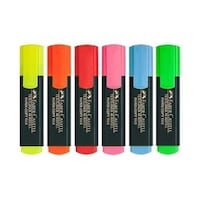 Picture of Faber Castell Textliner Highlighter - Pack of 6 Pcs