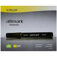 Picture of Dollar Permanent Marker, 2mm, Round Tip, Black