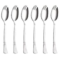 Picture of Parage 3 In 1 Stainless Steel Spoon Fork Set, Set of 6