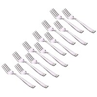 Parage Stainless Steel Premium Tableware Forks Set, 12 Pieces