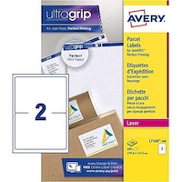 Avery Self Adhesive Parcel Shipping Labels, Laser Printers, L7168