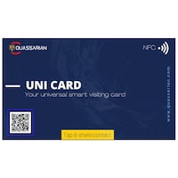 Quassarian Smart QR NFC Contactless Business and Visiting Card