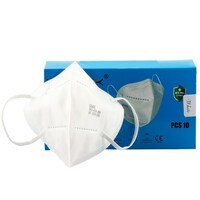 YAMAK KN95 Adult Face Mask With Efficient 5 Layer Filter System, White