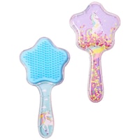 Picture of Titu Ki Baatein Enterprises Unicorn Themed Hair Brush Set, Multicolour, 2 Pcs