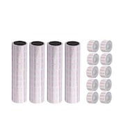 White Price Gun Labels Pricing Tags Rolls, MX-5500, Pack of 50pcs