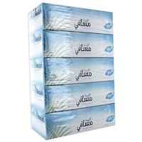 Picture of Masafi Facial Tissue Boxes, White, Pack of 5