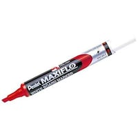 Pentel Maxiflo WBM Slim Marker, PE-MWL6S-B, Pack of 12, Red