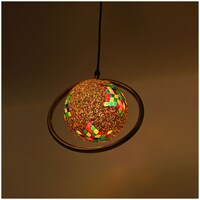 Picture of Afast Decorative Round Mosaic Ceiling Light with Glass Shade, AFST800770, 22.5 x 102.5cm, Multicolour