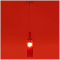 Picture of Afast Decorative Pendant Glass Ceiling Lamp Light, AFST800485, 7 x 90cm, Red
