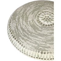 Picture of Afast Decorative Chips & Beads Design Glass Ceiling Lamp, AFST742814, 28 x 9cm, White & Grey