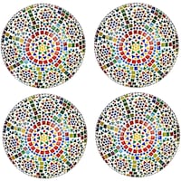 Picture of Afast Decorative Chips & Beads Design Glass Ceiling Lamp, AFST742847, 28 x 9cm, Multicolour