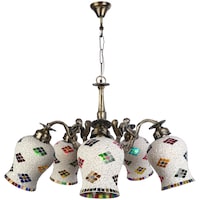 Picture of Afast Decorative Chandelier Ceiling Lamp with Fitting, AFST743806, 48 x 42cm, Multicolour, Pack of 1