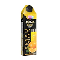 Lamar 100% Orange Juice, 1L - Carton of 12 Pcs