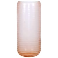 R S Light Natural Artificial Glass Flower Vase, Orange, 17 x 45cm
