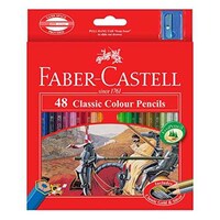 Faber-Castell Classic Colour Pencils in A Cardboard Box, 48 Pcs