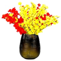R S Light Hand Cut Flower Vase, 16 x 16cm