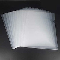Clear Plastic Firm Edges Document Folder - Pack of 100