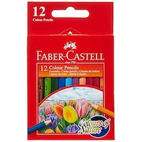 Picture of Faber Castell Colour Pencils Half Size, 2724465444169, 12 Pcs