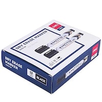 Deli Whiteboard Dry Erase Marker Pens, 2mm Bullet Tip - Pack of 12 Pcs