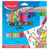 Picture of Maped Color Peps Triangular Colored Pencils - Pack of 48