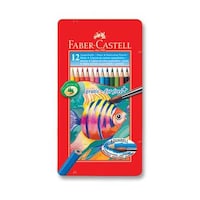 Picture of Faber Castell Fish Design Water Colour Pencils, 115929, 12 Pcs
