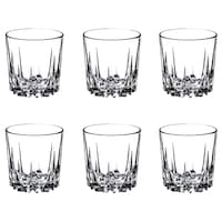 R S Light Whisky Glass Set, Clear, 300ml, 16 x 16cm