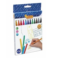 Jovi Coloured Felt-Tip Pens, Pack Of 12, 270100