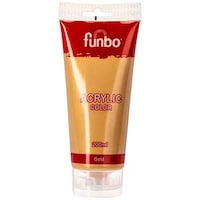 Funbo Acrylic Tube, 144 Gold, 200Ml