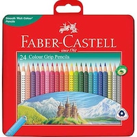 Faber-Castell Grip Colour Pencils, 24 Pcs, 116256