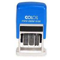 Colop Date Stamper, 4mm, S120, Blue