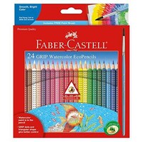 Picture of Faber-Castell Grip Watercolor Eco Pencils, 24 Pcs