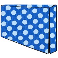 Picture of Aavya Unique Fashion PVC Television Monitor Cover, White & Blue