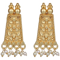 Picture of Mryga Women's Matte Stylish Earrings, SB787668, Gold