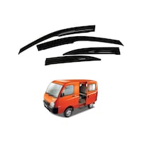 Picture of Auto Pearl ABS Plastic Car Rain Guards for Mahindra Maxximo, AUTP763638, 4Packs, Black